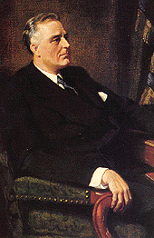 美国第32任总统罗斯福就职(1933-1945)(历史今天lsjt.org)